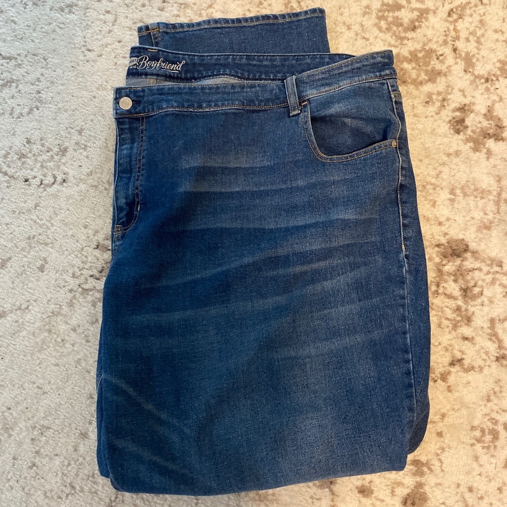 The Boyfriend blue jeans